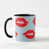 KISS KISSES HUSBAND BOYFRIEND Kaffee-Umarmungen Tasse (Links)