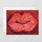 Kiss & libs Postkarte (Vorne/Hinten)