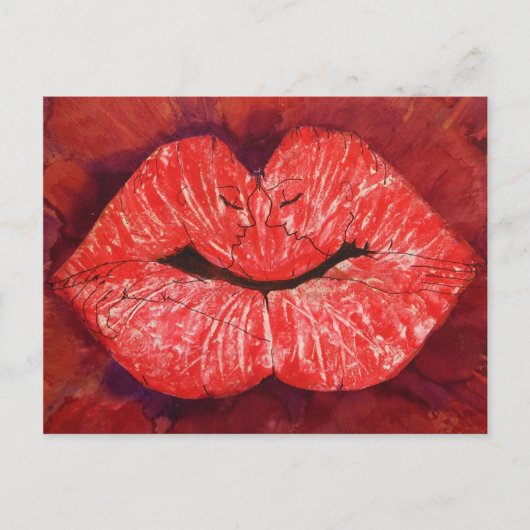 Kiss & libs Postkarte (Vorderseite)