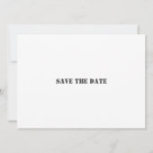 Kiss-Liebe ist Liebe Gay/Lesben Save the Date Kart (Rückseite)