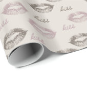Kiss Lips Geschenkpapier (Rolleneckpunkt)