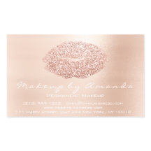 Kiss Lips Glitzer Makeup Beauty Salon Microblading