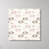 Kiss Lips Leinwanddruck (Vorderseite)