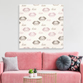 Kiss Lips Leinwanddruck (Insitu (Wohnzimmer))