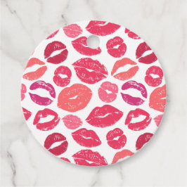 Kiss Lips Liebe Bevorzugung Tags Geschenkanhänger