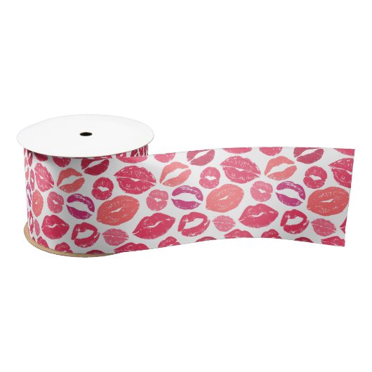 Kiss Lips Liebe Ribbon Satinband (Spule)