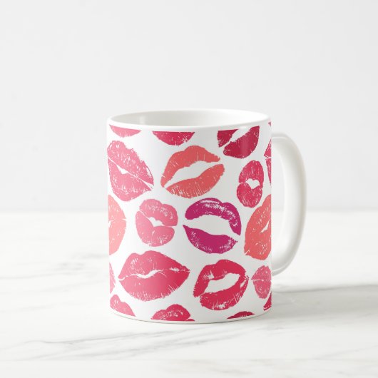 Kiss Lips Liebe Tasse (VorderseiteRechts)