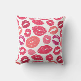 Kiss Lips Liebe Throw Kissen