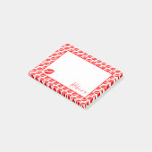 Kiss Lips Post-it Klebezettel (angewinkelt)