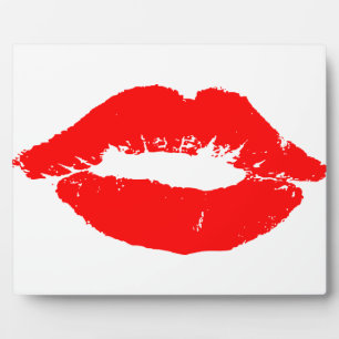 Kiss Lips Red Lipstick Liebe Passion Valentine Fotoplatte