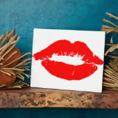 Kiss Lips Red Lipstick Liebe Passion Valentine Fotoplatte (Seite)