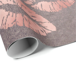 Kiss Lips Rosa Rosa Rose Lila Grung Geschenkpapier