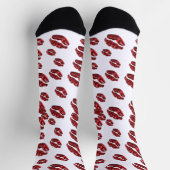 Kiss Lips Socken (Oben)