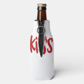 Kiss Marry Kill Girls Group Trio KISS Kostüm Rot Flaschenkühler (Flasche Rückseite)