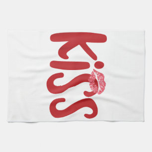 Kiss Marry Kill Girls Group Trio KISS Kostüm Rot Geschirrtuch