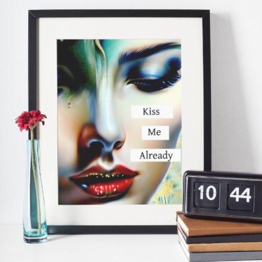 Kiss Me bereits | Fantasy Ethereal Art Fotodruck