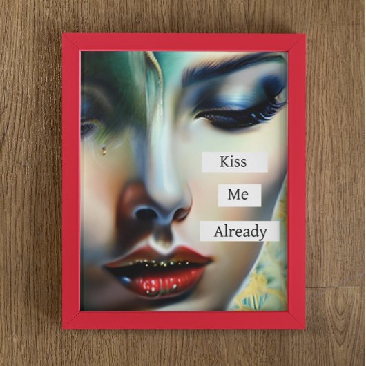 Kiss Me bereits | Fantasy Ethereal Art Fotodruck