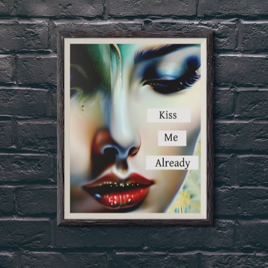 Kiss Me bereits | Fantasy Ethereal Art Fotodruck