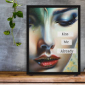 Kiss Me bereits | Fantasy Ethereal Art Fotodruck
