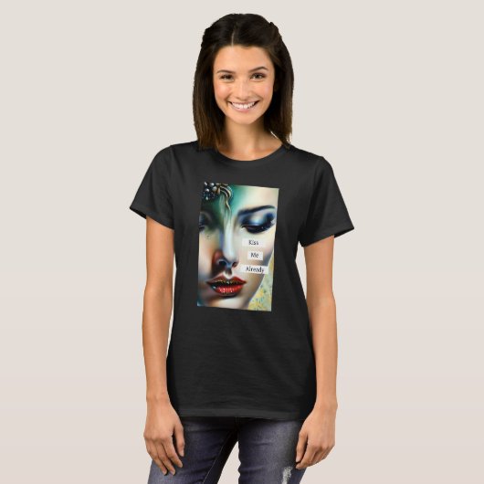 Kiss Me bereits | Fantasy Ethereal Art T-Shirt (Vorne ganz)