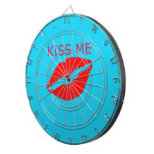 Kiss Me Dartscheibe (Vorderseite rechts)