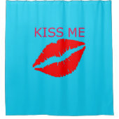 Kiss Me Duschvorhang (Vorderseite)
