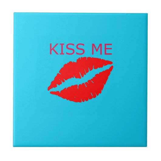 Kiss Me Fliese (Vorderseite)