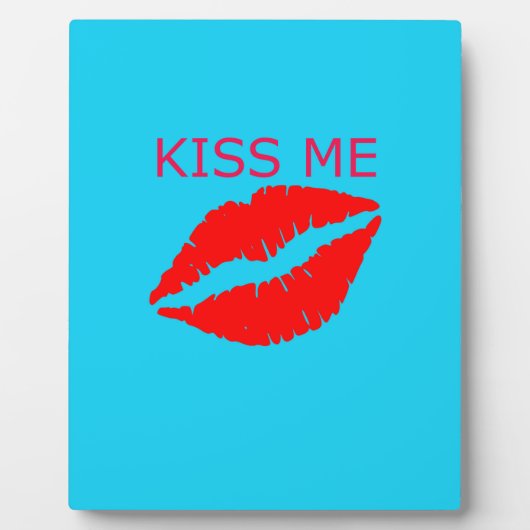Kiss Me Fotoplatte (Vorderseite)