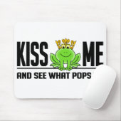 KISS ME Frog mousepad, anpassbar Mousepad (Mit Mouse)