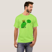 Kiss Me - Froschprinz - Funny Frog T Shirt (Vorne ganz)