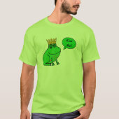 Kiss Me - Froschprinz - Funny Frog T Shirt (Vorderseite)