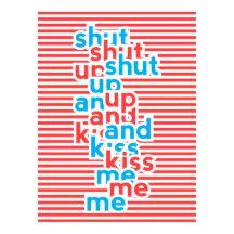 Kiss Me, Girl-Power, Typografie