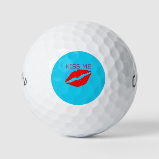 Kiss Me Golfball (Vorderseite)