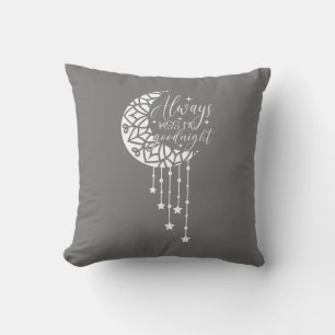 Kiss Me Goodnight Moon Mandala Stars Kissen