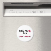 Kiss Me Great Oma Magnet (In Situ (Geschirrspüler))