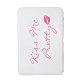 Kiss Me Hübsch Badematte (Vorderseite Vertikal)