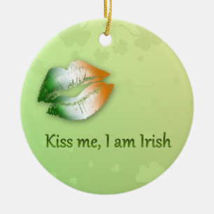 Kiss Me I am Irish - Ornament