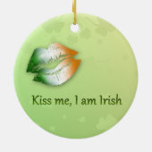 Kiss Me I am Irish - Ornament (Hinten)