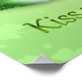 Kiss Me I am Irish - Poster Print (Ecke)