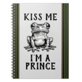 Kiss Me I bin ein Prince-Notebook Notizblock (Vorderseite)