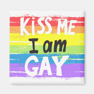 Kiss Me I Bin Gay Magnet