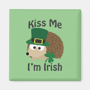 Kiss Me I bin irischer Igel Magnet