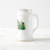 Kiss Me I bin Irish St. Patrick's Day Bierglas (VorderseiteRechts)