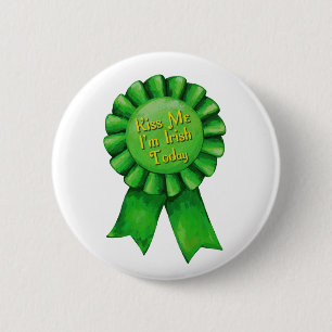 Kiss Me I bin Irish Today Button