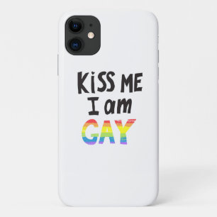 Kiss Me I is Gay Case-Mate iPhone Hülle