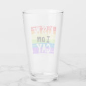 Kiss Me I is Gay Glas (Rückseite)