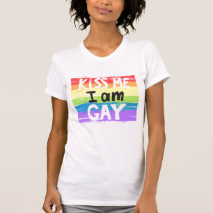 Kiss Me I is Gay T-Shirt
