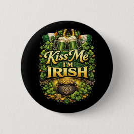 Kiss Me, I’m Irish Button