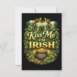 Kiss Me, I’m Irish Dankeskarte