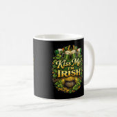 Kiss Me, I’m Irish Kaffeetasse (VorderseiteRechts)